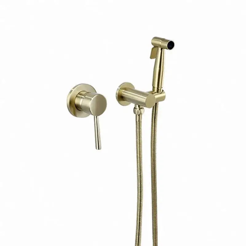 Brass Shower Handheld Bathroom Accessories Hot and Cold Faucet Sprayer Toilet Bidet Spray Set