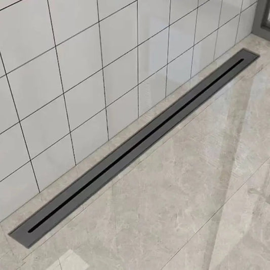 Linear floor drain bathroom toilet deodorant floor drain brushed matte black gold 304 stainless steel linear floor drain