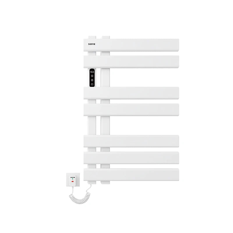 Bathroom Toilet Radiator Electric Heating Towel Warmer Drying Rack Wall Mounted Smart Bath Towel Track Rack With Thermostat