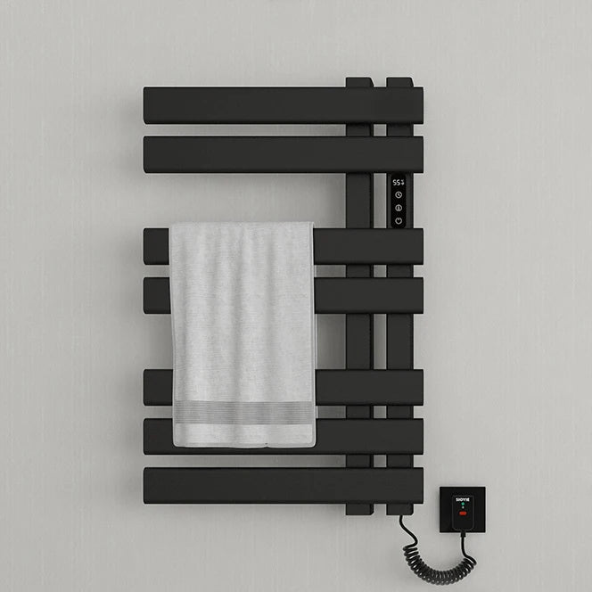 Bathroom Toilet Radiator Electric Heating Towel Warmer Drying Rack Wall Mounted Smart Bath Towel Track Rack With Thermostat