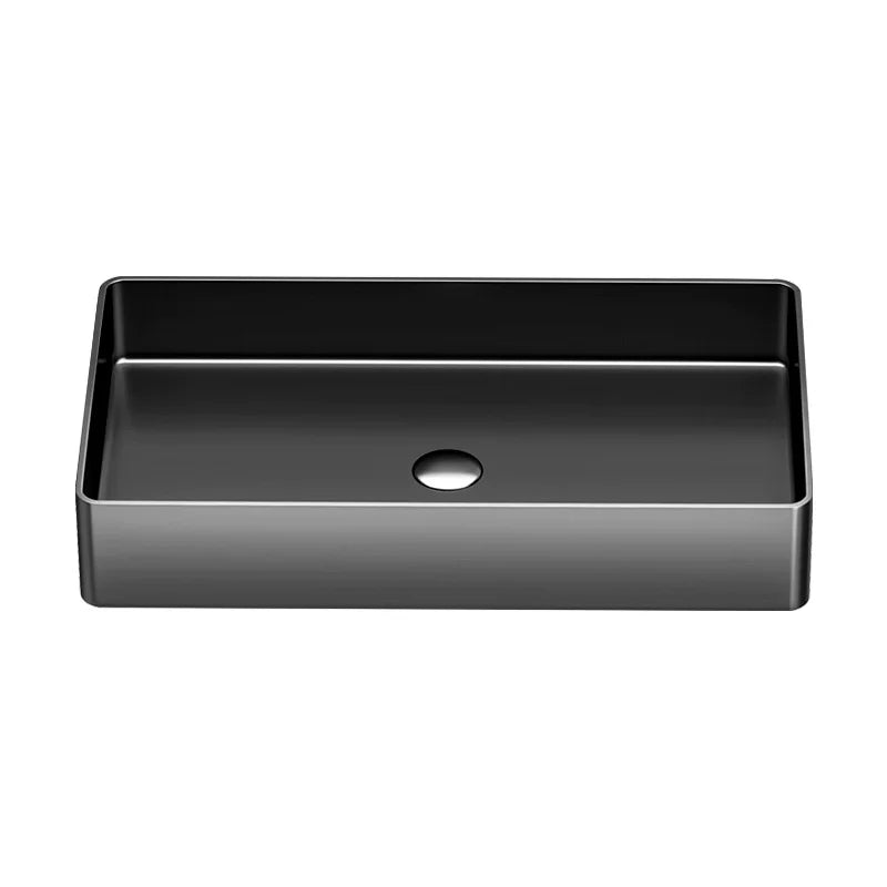 Restaurant modern wash basin bathroom sink balcony art wash basin 304 stainless steel basin sink European style wash basin