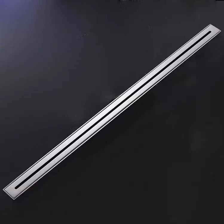 Linear floor drain bathroom toilet deodorant floor drain brushed matte black gold 304 stainless steel linear floor drain