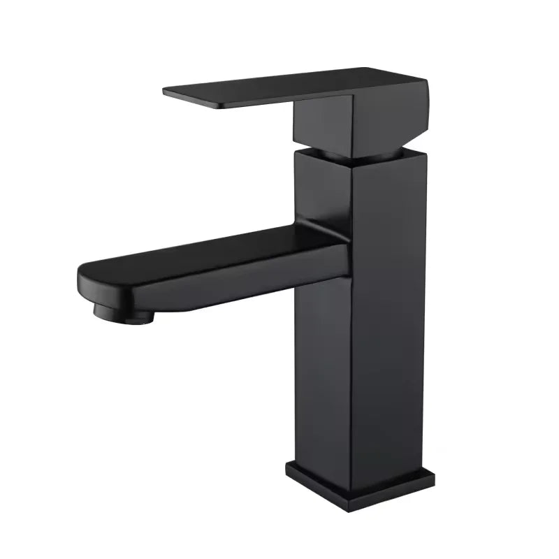 Hot Sale Modern Design 304 Stainless Steel Single Handle Hot and Cold Faucet for Bathroom Basin Sink